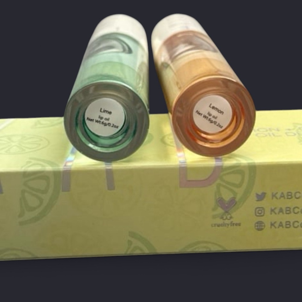 KAB Lemon & Lime Lip Oil Set - Picture 3 of 7